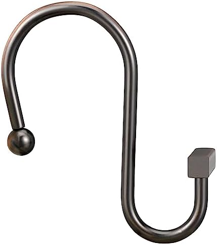 Bronze Shower Curtain Hooks, Rust Proof Shower Curtain Rings - Image 5