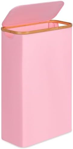 Slim Laundry Basket, 60L Laundry Hamper by Merkisa