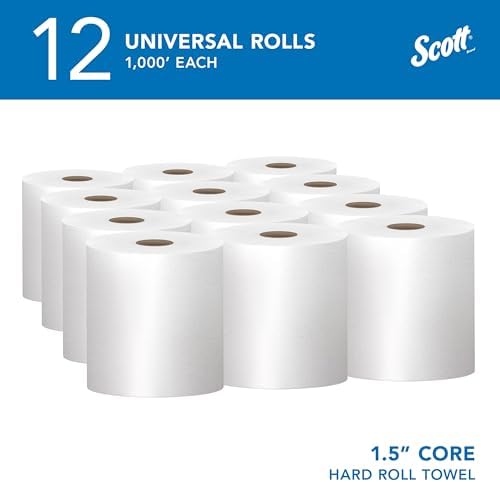 Scott Professional Hard Roll Paper Towels, 12 Rolls x 1000' - Image 2