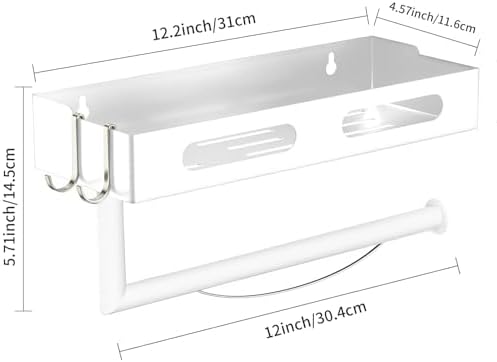Paper Towel Holder Wall Mount for Kitchen, Paper Towel Holder - Image 5