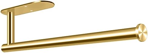 MGahyi Gold Paper Towel Holder Under Cabinet Wall Mount by MGahyi