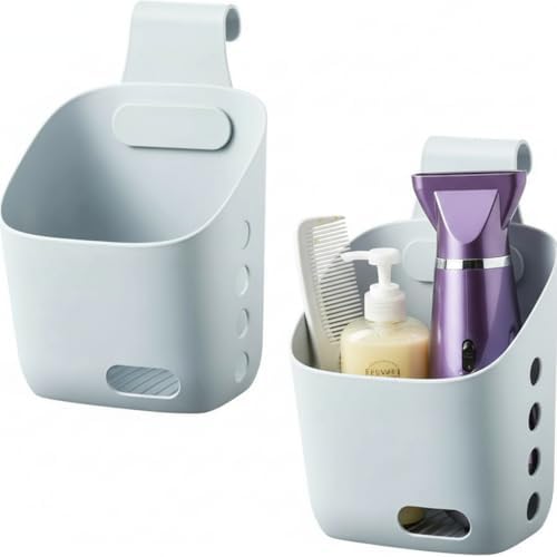 LeleCAT Plastic Hanging Basket Kitchen Storage organizer, Basket by HomeSpaceStorageBasket
