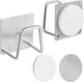 Magnetic Sponge Holder for Kitchen Sink, Strong Magnetic Stainless Steel by Unknown