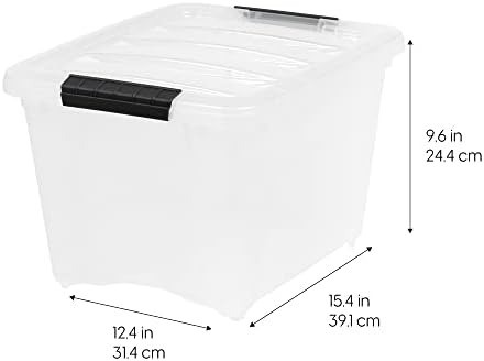IRIS USA 6-Pack 19 Quart Storage Bins - Image 2