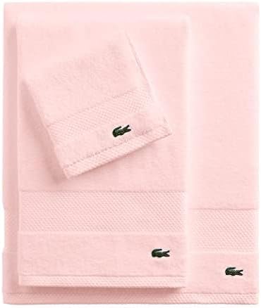 Lacoste Heritage 100% Supima Cotton Tub Mat 21" x 31", Light Pink | Highly - Image 4