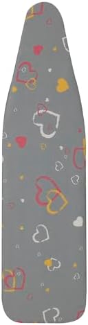 Household Essentials Ultra Ironing Board Cover and Pad, Hearts Print by HouseholdEssentials