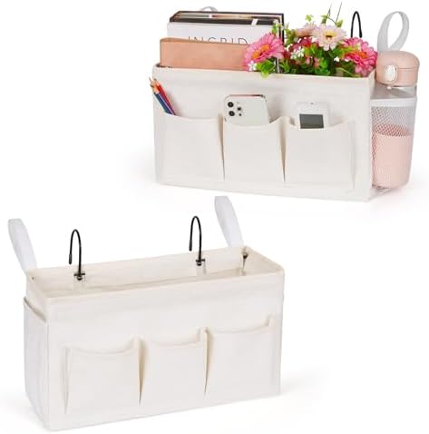 Lilithye Bedside Caddy, Bedside Storage Bag Hanging Organizer by Lilithye