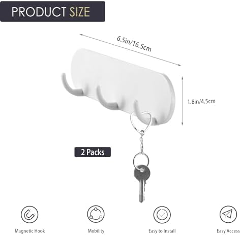 2-Pack Magnetic Key Holder - Image 2