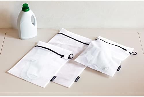 Brabantia 3-Pack Mesh Zip Up Laundry Bags - Image 5