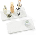 2PCS 10"x 5" Large Bathroom Sink Vanity Trays, Water Absorbing Diatomite Stone by Razborci
