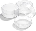 3 Pcs Cosmetic Cotton Pad Holder, Portable Plastic Mini Containers by Unknown