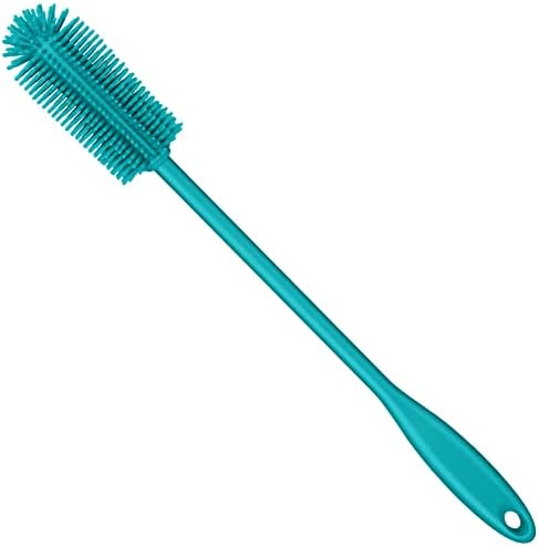 Silicone Bottle Brush, Long Handle Bottle Cleaner Brush by Purtribe