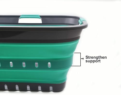 SAMMART 42L Collapsible Plastic Laundry Basket - Image 5