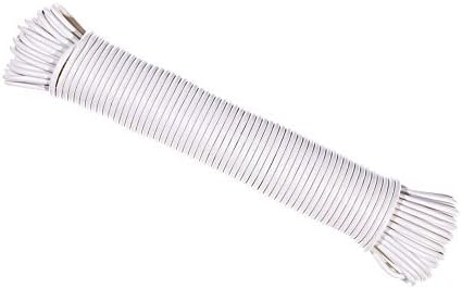 West Coast Paracord Plastic Clothesline – 5/32 inch or 7/32 Inch – White by WestCoastParacord