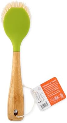 Full Circle Daily Dish Brush, Bamboo Grip & Strong Bristles - Image 3