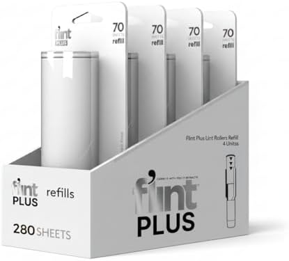 Flint Plus Lint Roller Refills – Pack of 4 by Flint
