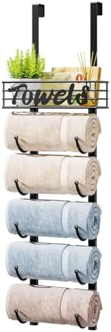 HapiRm Towel Racks for Bathroom Storage by HapiRm