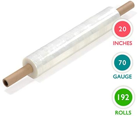 Stretch Wrap 20 inch x 1000 Feet, Extended Core Handle - Image 3