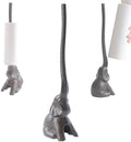 Elephant Toilet Paper Holder 16'' Cast Iron Paper Towel Holder Funny Toilet by mozhixue