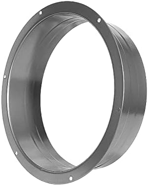 Duct Connector Flange Metal Straight Pipe Flange for Heating Cooling Ventilation System 12 Inch (11.49inch)