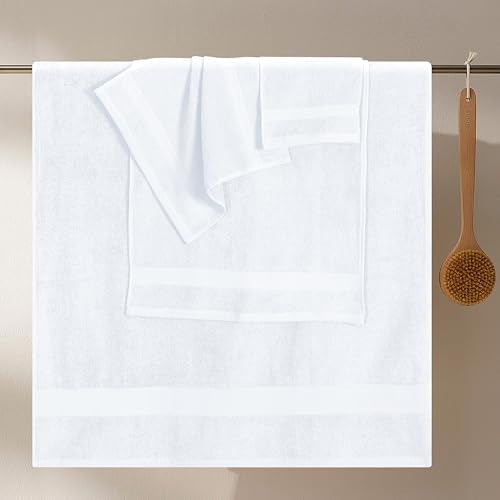GLAMBURG Ultra Soft 8-Piece Towel Set - Image 3