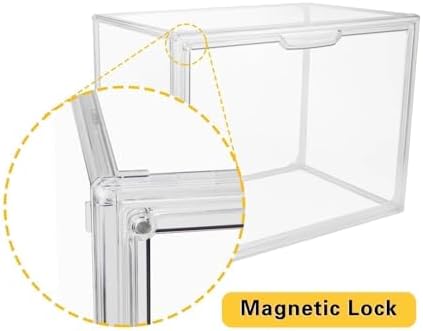 GUDEMAY Large Clear Stackable Plastic Storage Bins - Image 3