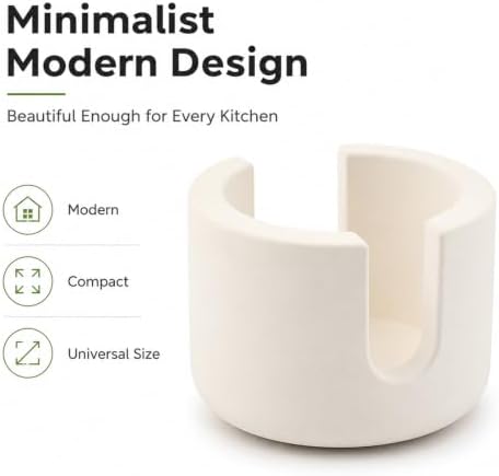 Diatomite Stone Sponge Holder, Compact Sponge Caddy - Image 3