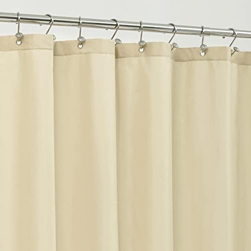 ALYVIA SPRING Waterproof Fabric Shower Curtain or Liner Cream by ALYVIASPRING
