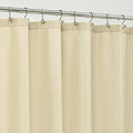 ALYVIA SPRING Waterproof Fabric Shower Curtain or Liner Cream by ALYVIASPRING