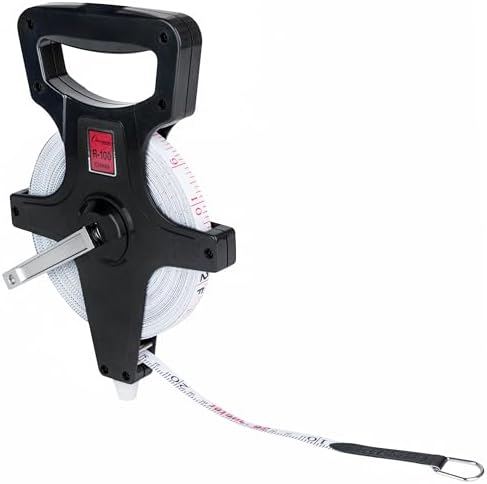 Champion Sports Open Reel Measuring Tapes – Durable Hand Crank - Image 2