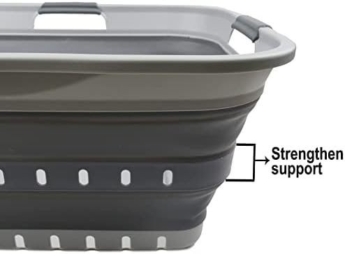 SAMMART 42L Collapsible Plastic Laundry Basket - Image 5