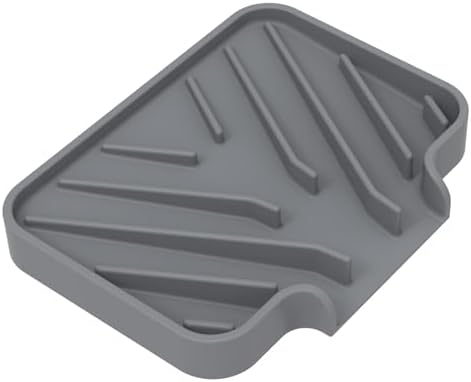 Sponge Holder for Kitchen Sink, 4.9"×3.7" Soap Tray by JOOKKI