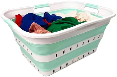 SAMMART 42L Collapsible Plastic Laundry Basket - Image 5