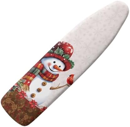 Robin Snowman Ironing Board Cover Standard Size Christmas Iron Board Cover by KUIFORTI
