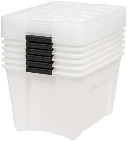 IRIS USA 6-Pack 54 Quart Storage Bins - Image 4