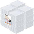 Superio Terry Cloth Rags White Washcloths 100% Cotton 12" Cleaning Cloths by Superio
