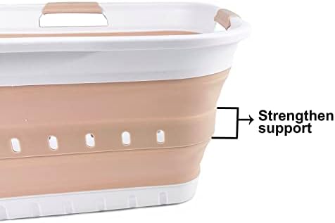 SAMMART 42L Collapsible Plastic Laundry Basket - Image 4