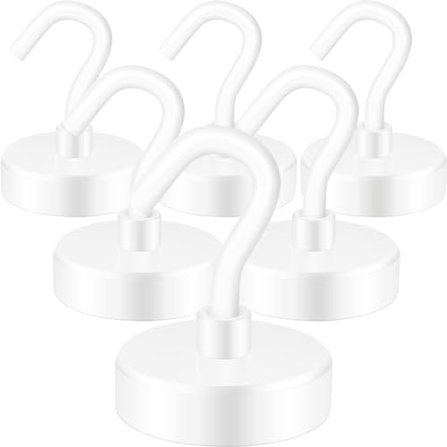 Neosmuk Magnetic Hooks for Cruise Cabins, 85lb+ Heavy Duty, 6 Pack by Neosmuk
