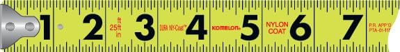 Komelon 430HV High-Visibility Professional Tape Measure, 30-Feet by 1-Inch - Image 4