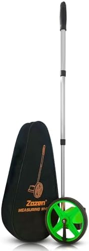 Zozen 6-Inch Measuring Wheel in Feet and Inches, Telescopic Handle by Zozen