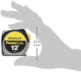 Stanley Hand Tools 33-312 3/4" X 12' PowerLock Professional Tape Measure - Image 2