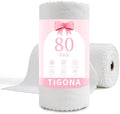 80 Pack Microfiber Cleaning Cloth Roll, Lint Free Rags & Tear Away Reusable by Tigona