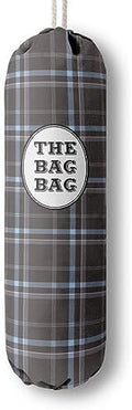 Classic Buffalo Check Plaid Grocery Bags Holder Organizer, Wall Mount Plastic by HiLus