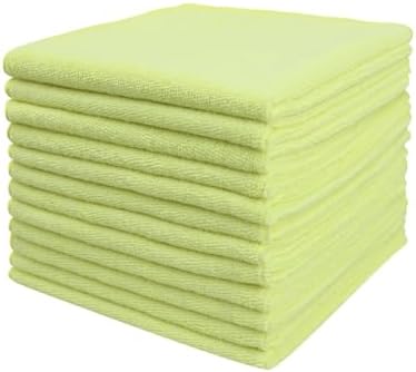 Tricol Clean Microfiber Cleaning Cloth, 12 Pack Ultra-Thick Cleaning Rags by TricolClean