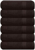 GLAMBURG Ultra Soft 6-Piece Hand Towel Set 16x28-100% Ringspun Cotton by GLAMBURG