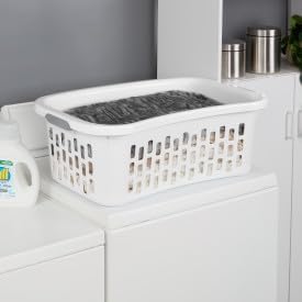 Sterilite 24 Pack HipHold Laundry Basket, Plastic Rectangle Clothes Hamper - Image 6