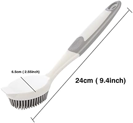 Dish Scrubber, Silicone Soft Bristles Scrub Brush - Image 2