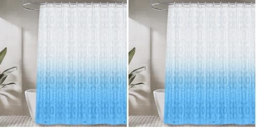 LiBa PEVA Shower Curtain Liner - 8G Waterproof Shower Liner by Liba