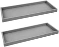 Spacewiser Silicone Countertop & Vanity Bathroom Tray – 2 PC 11.7" by Spacewiser