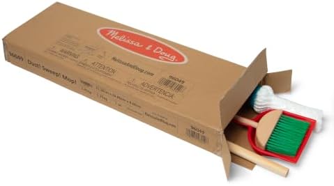 Melissa & Doug Dust Sweep Mop, 6-Pc. Toddler Cleaning Set - Image 3